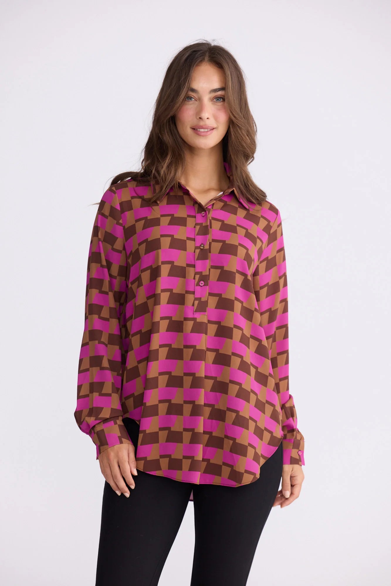 Brave+True | Astrid Shirt | Geo Prism