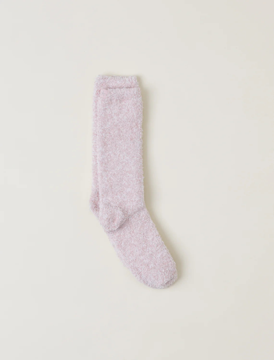 Barefoot Dreams | Heathered Socks | Dusty Rose - White