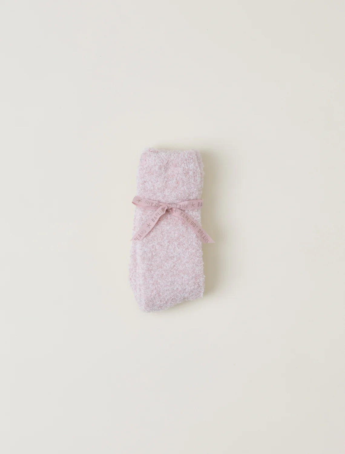 Barefoot Dreams | Heathered Socks | Dusty Rose - White
