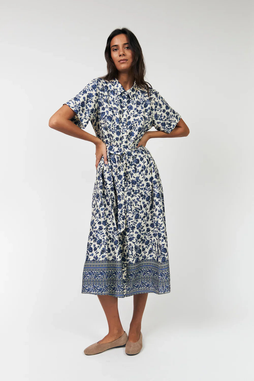 Lolly's Laundry | Blake Midi Dress | Blue