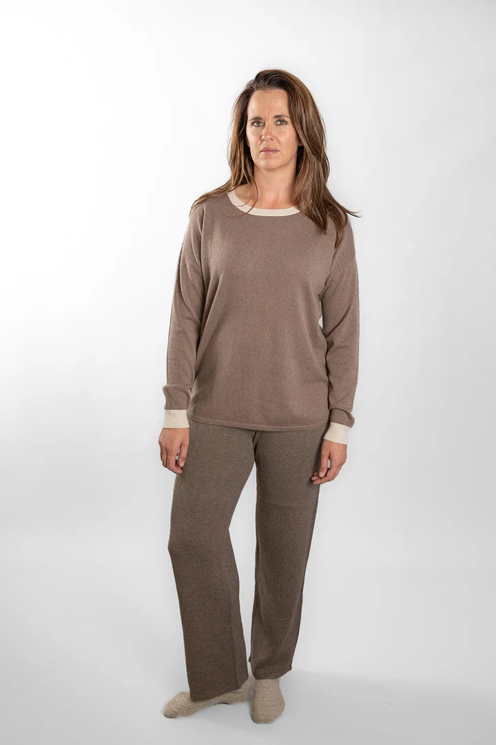 Bow & Arrow | Wide Leg Pants | Brown