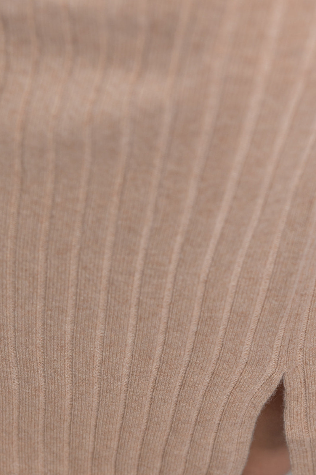 Bow & Arrow | Camel Ribbed Skirt