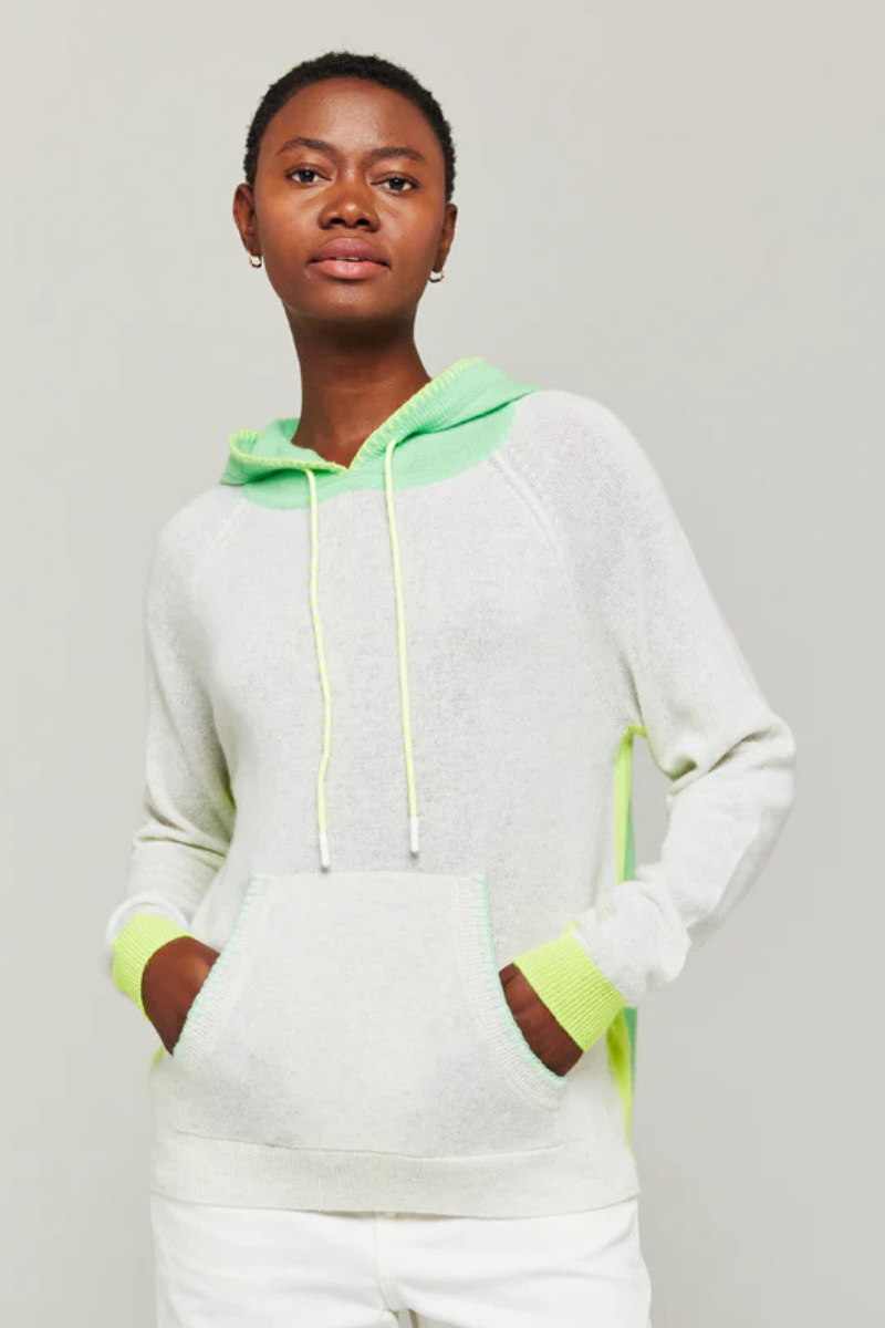 Brodie Knitwear | Colour Pop Hoodie | Haze