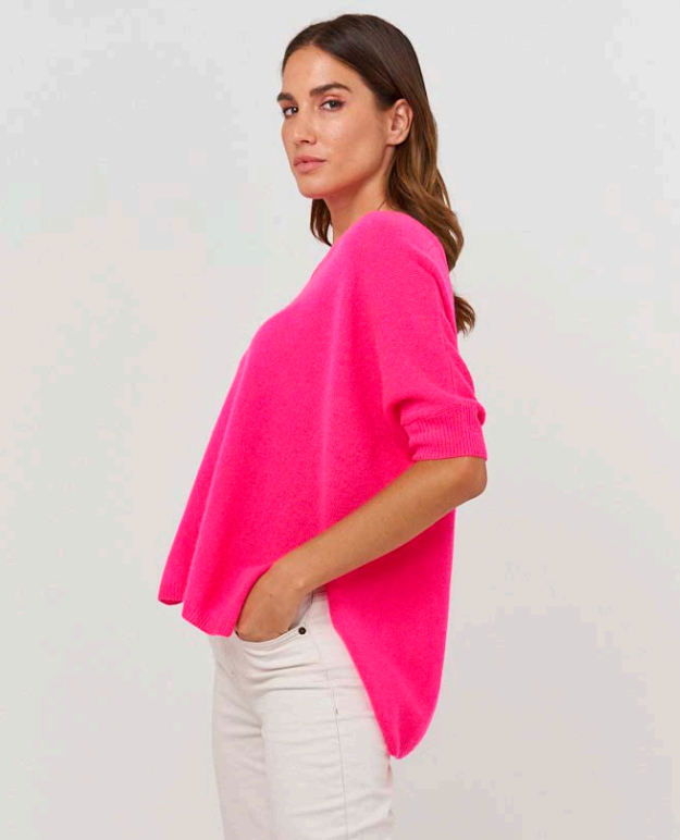 Brodie Knitwear | Bronte Tee | Blue Mist