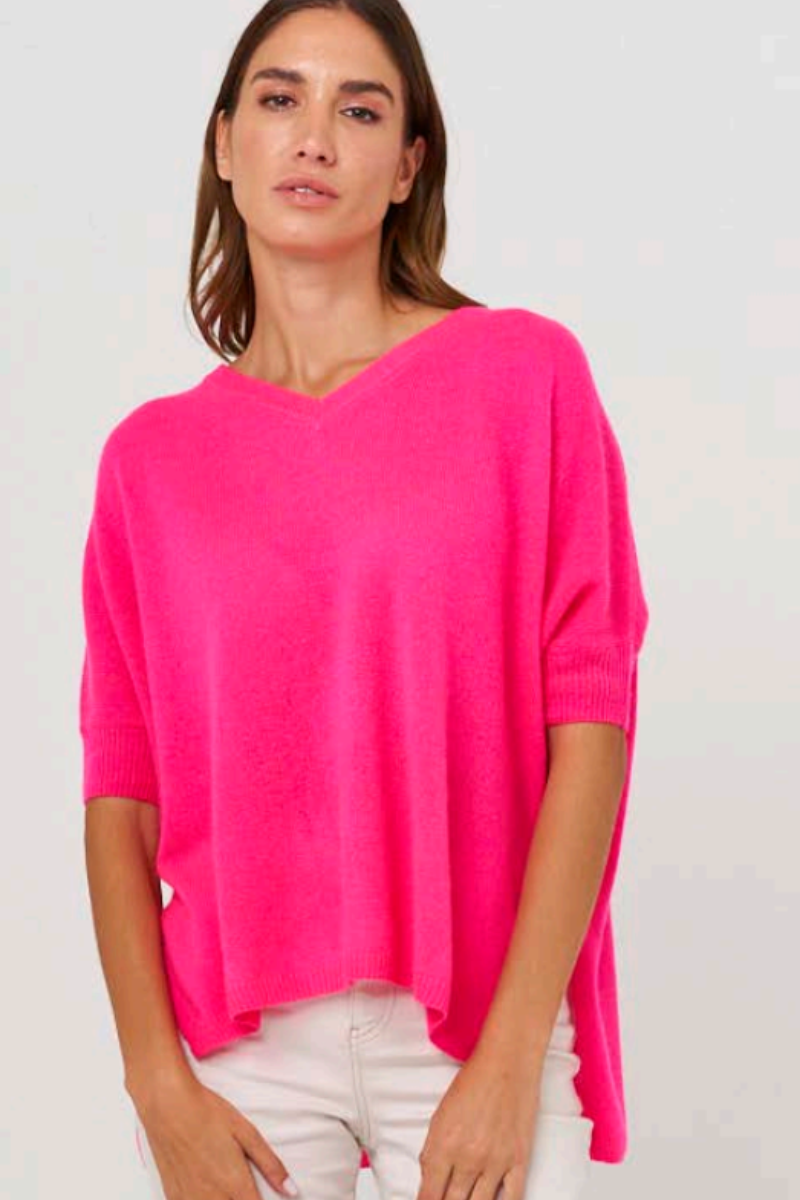 Brodie Knitwear | Bronte Tee | Blue Mist