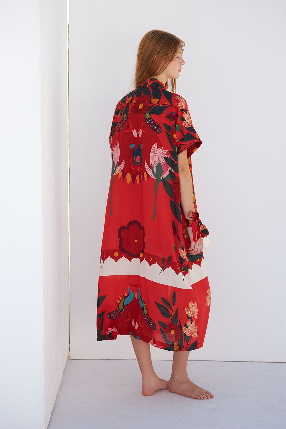 Christina Beautiful Life | Jenna Shirtdress | Red
