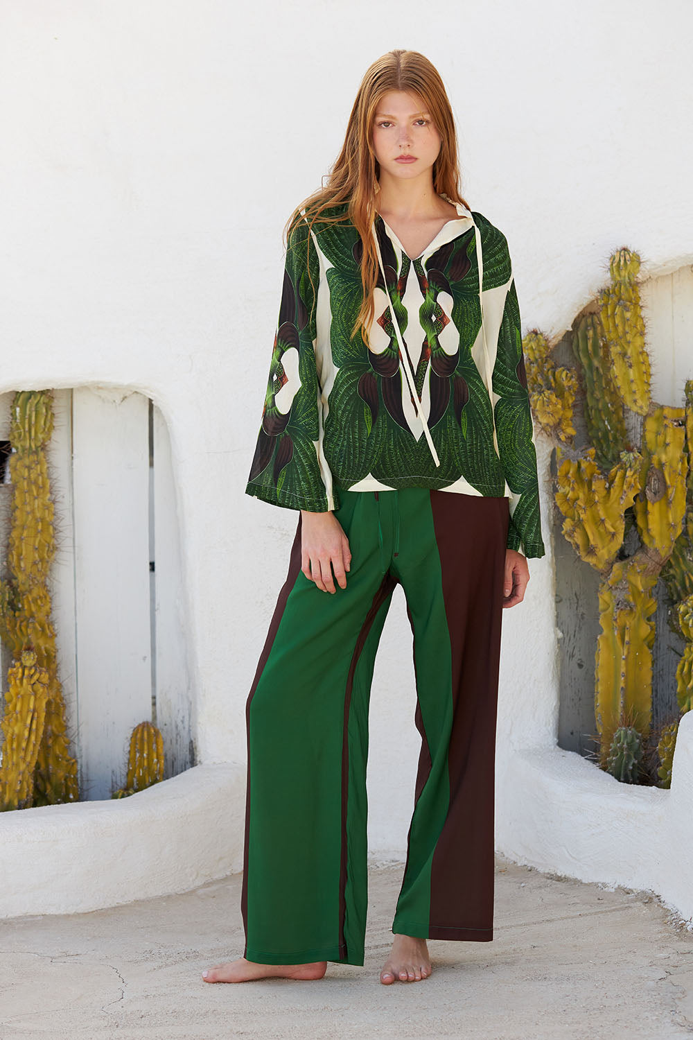 Christina Beautiful Life | Tess Pants | Green/Brown