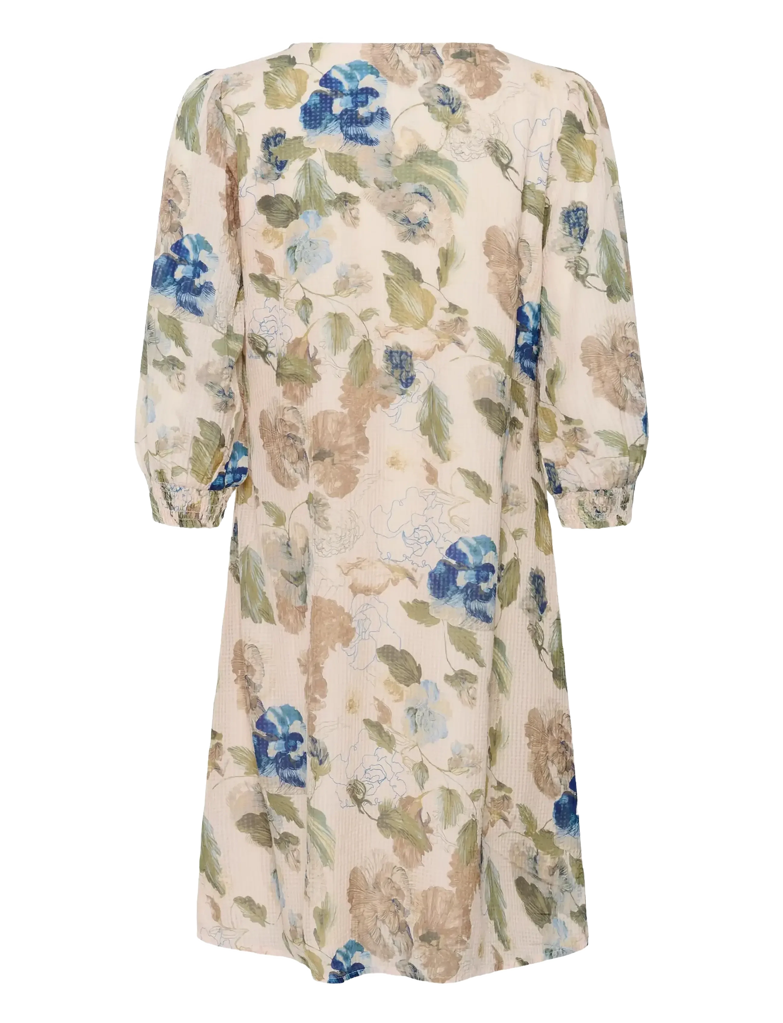 Cream | Lucia Short Dress | Hailey Print with Blue