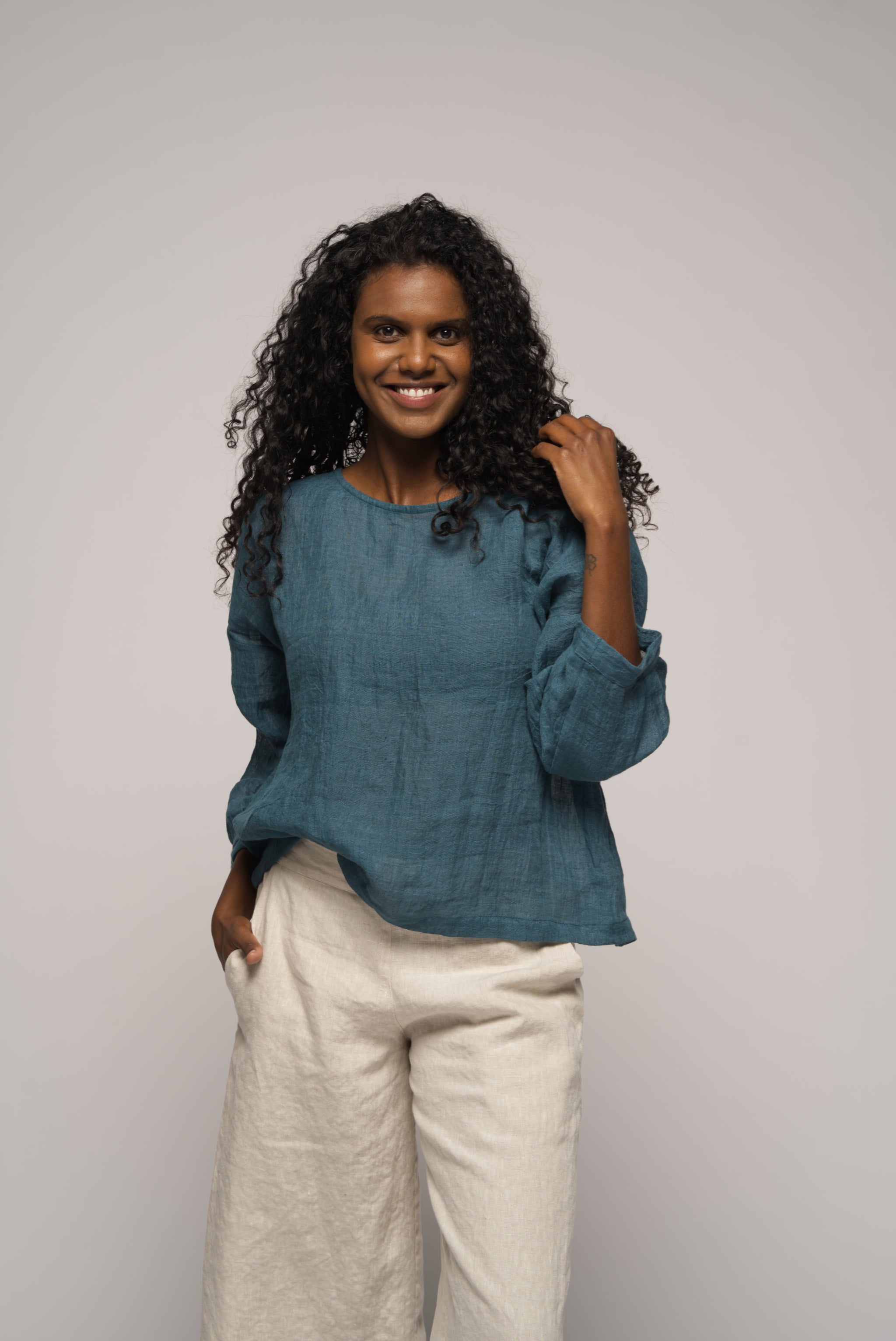 Muse | Cora Top | French Navy