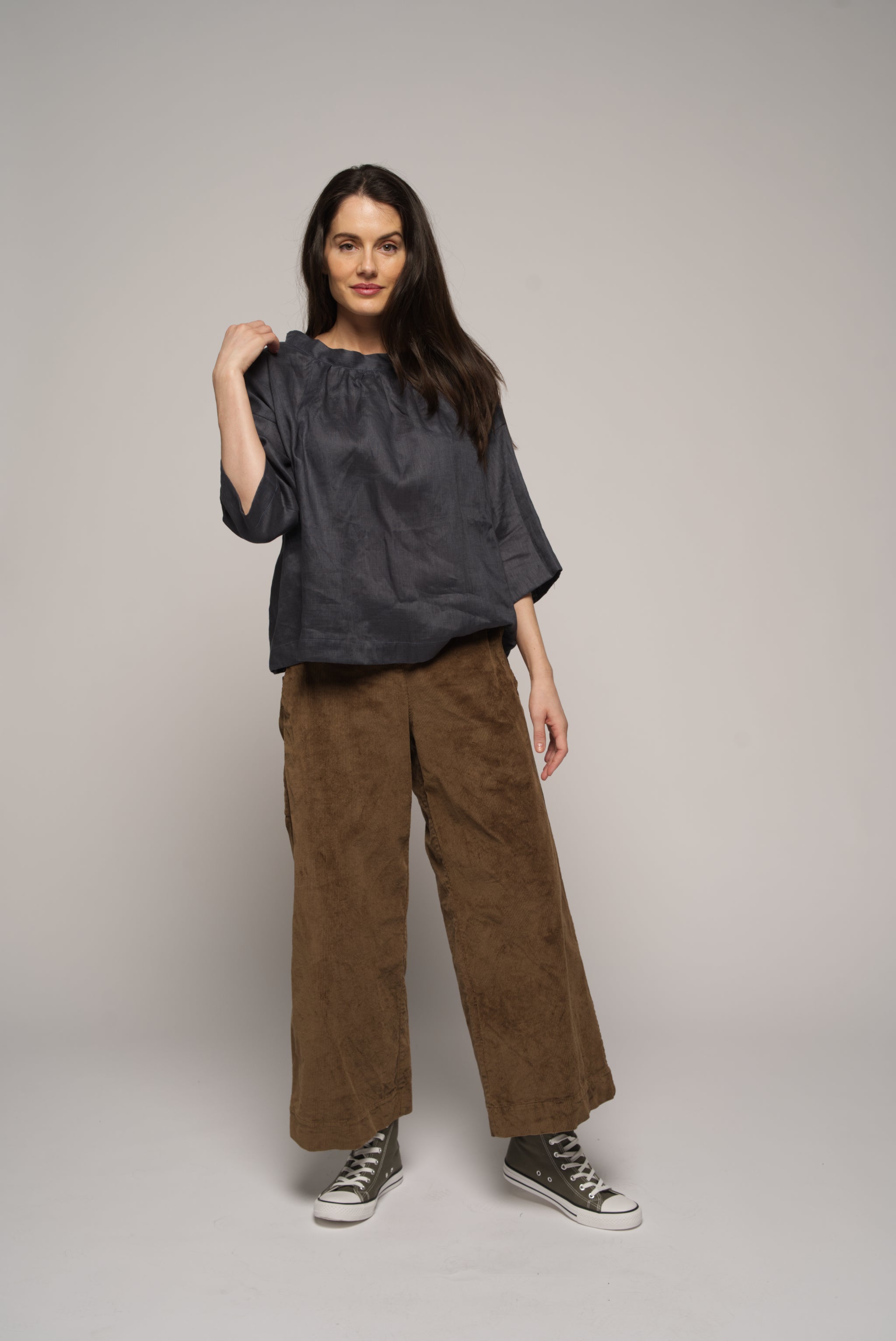 Muse | Freya Reversible Top | Indigo