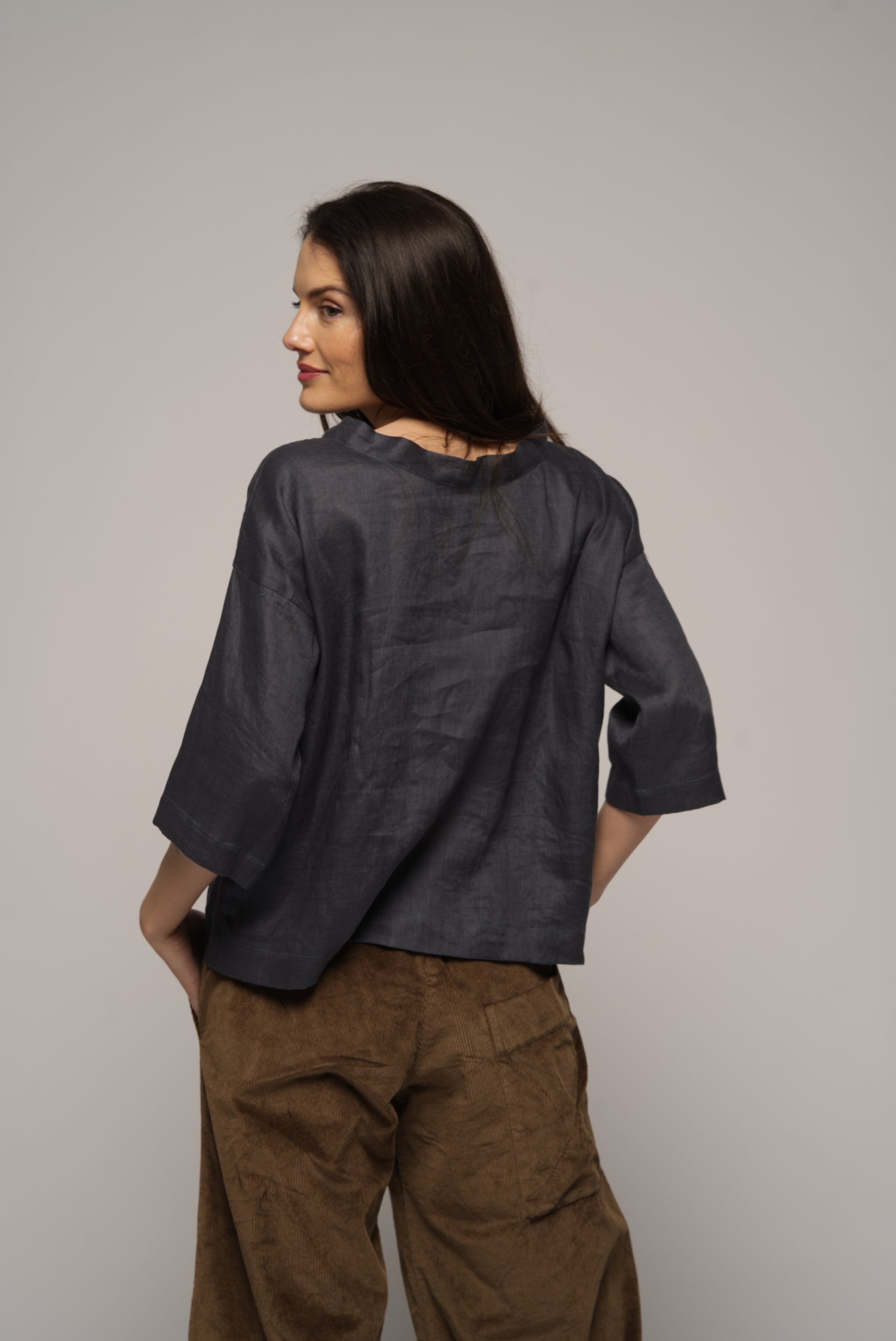 Muse | Freya Reversible Top | Indigo