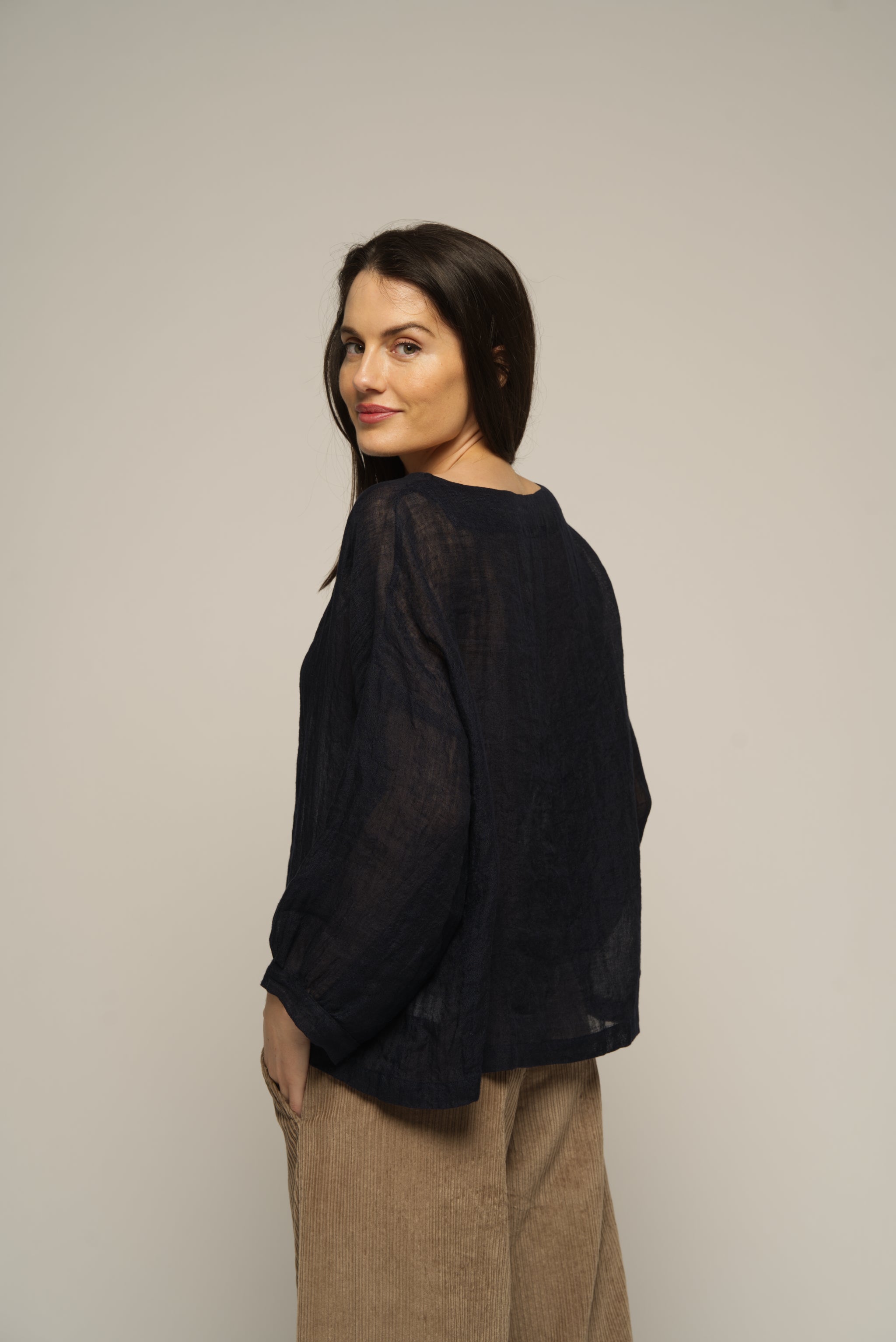 Muse | Cora Top | French Navy