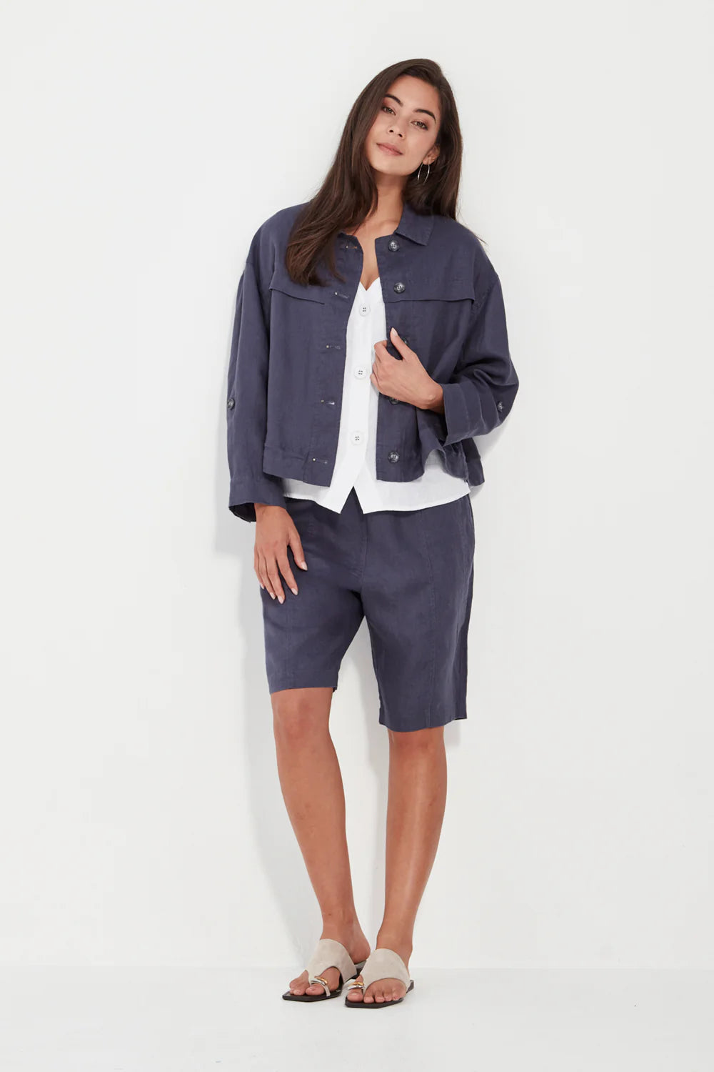 Verge I Echo Jacket I Denim