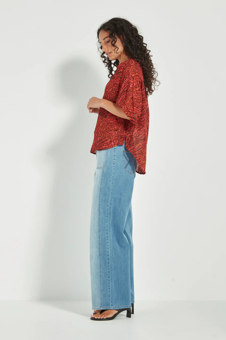 Verge | Ember Blouse | Print