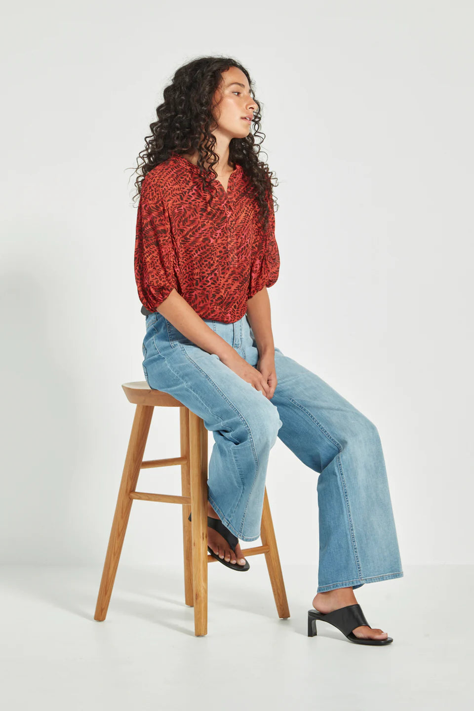 Verge | Ember Blouse | Print