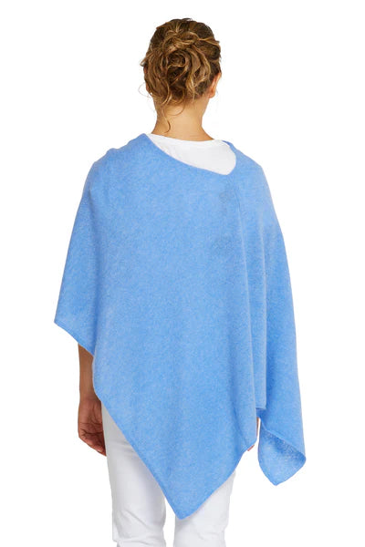 Esperance & Co - Cashmere Topper - Blue Horizon