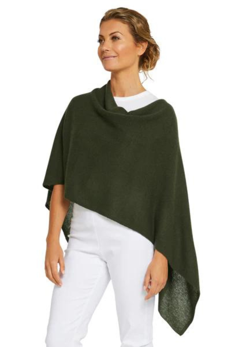 Esperance & Co - Cashmere Topper - Olive