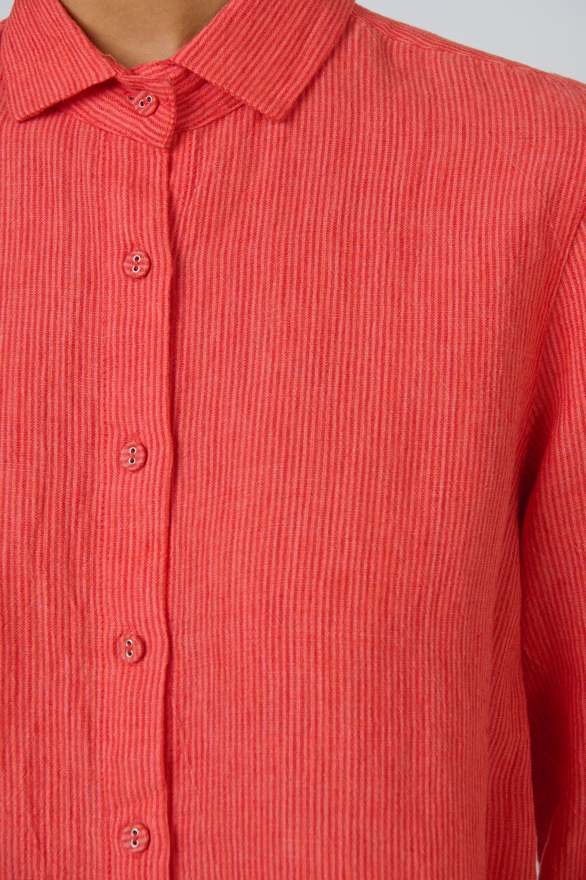 Naturals | 3/4 Sleeve Linen Top | Sunset Strip