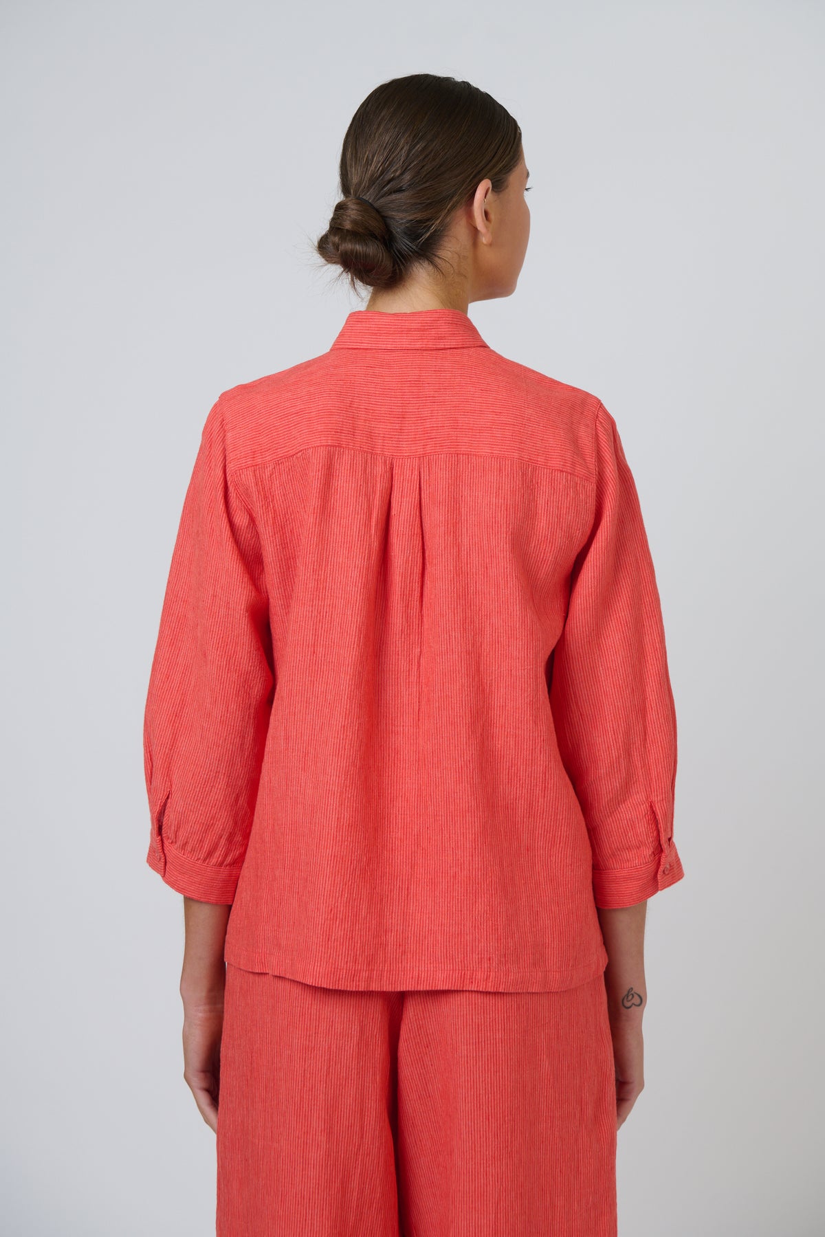 Naturals | 3/4 Sleeve Linen Top | Sunset Strip