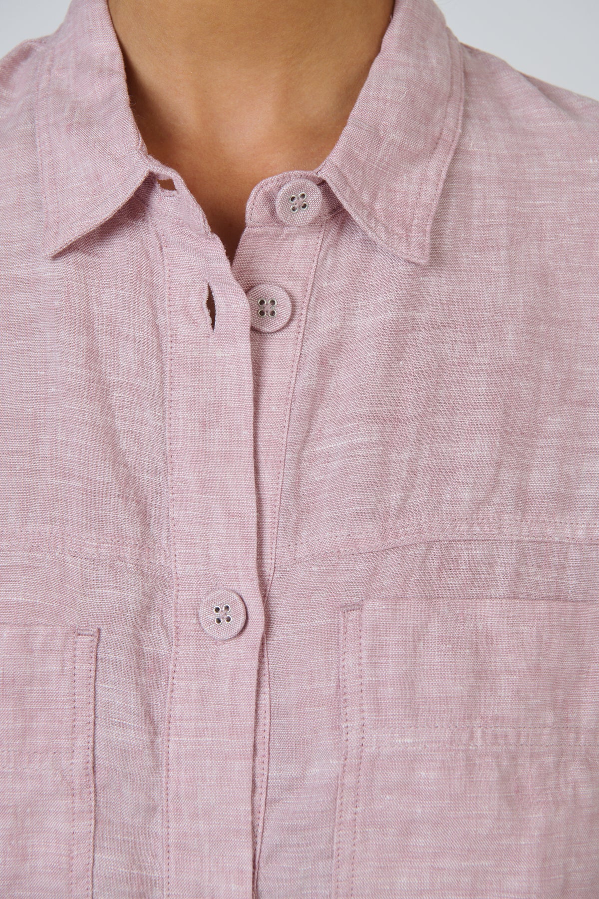Naturals | Linen Jacket | Radish
