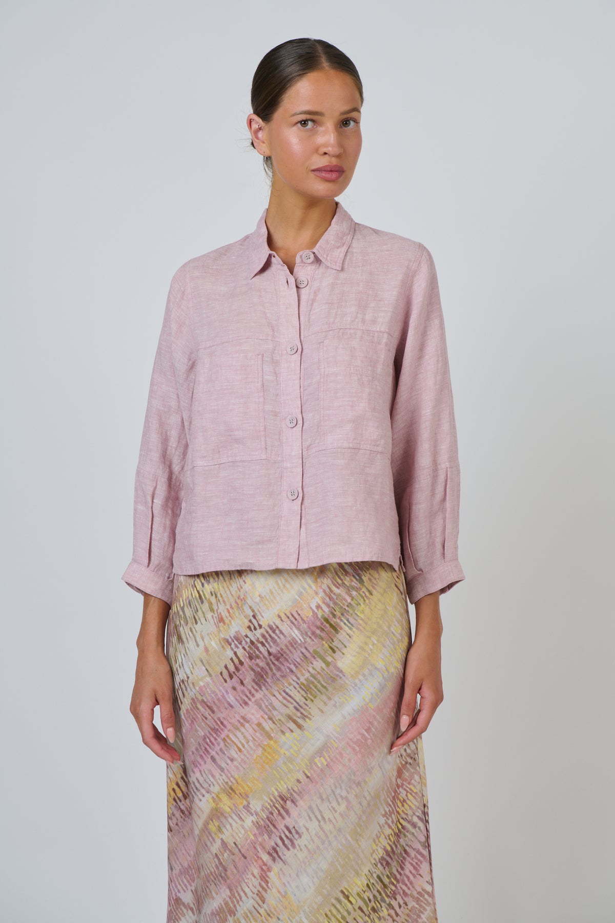 Naturals | Linen Jacket | Radish