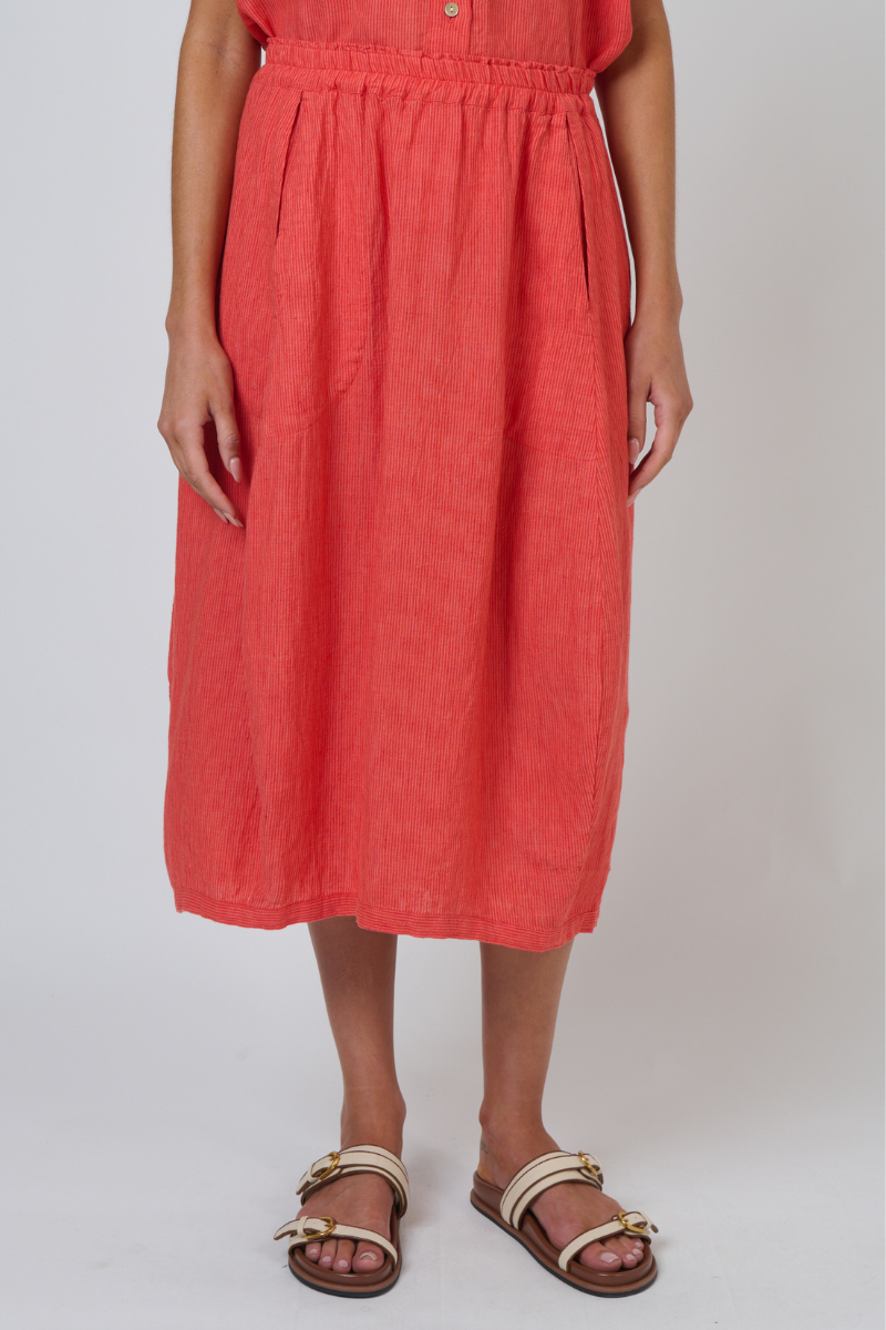 Naturals | Linen Skirt | Sunset Strip