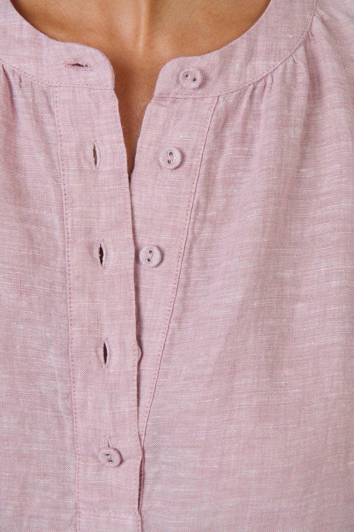 Naturals | Linen Top | Radish