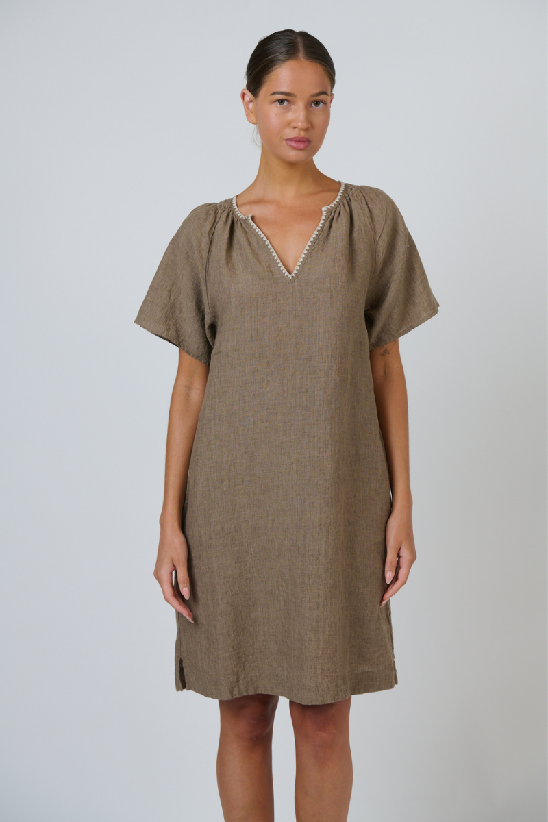 Naturals | Linen Dress | Agate