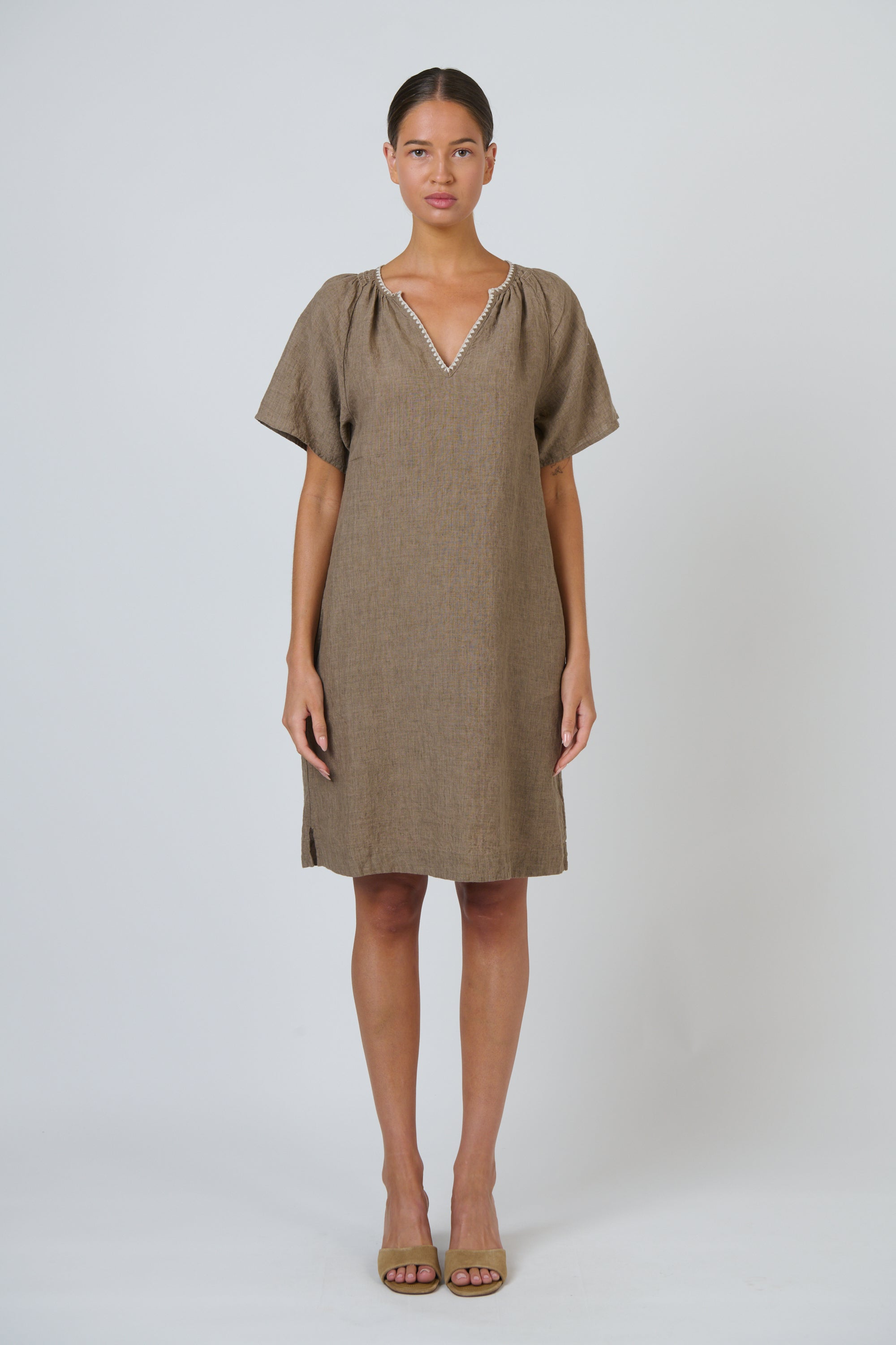 Naturals | Linen Dress | Agate