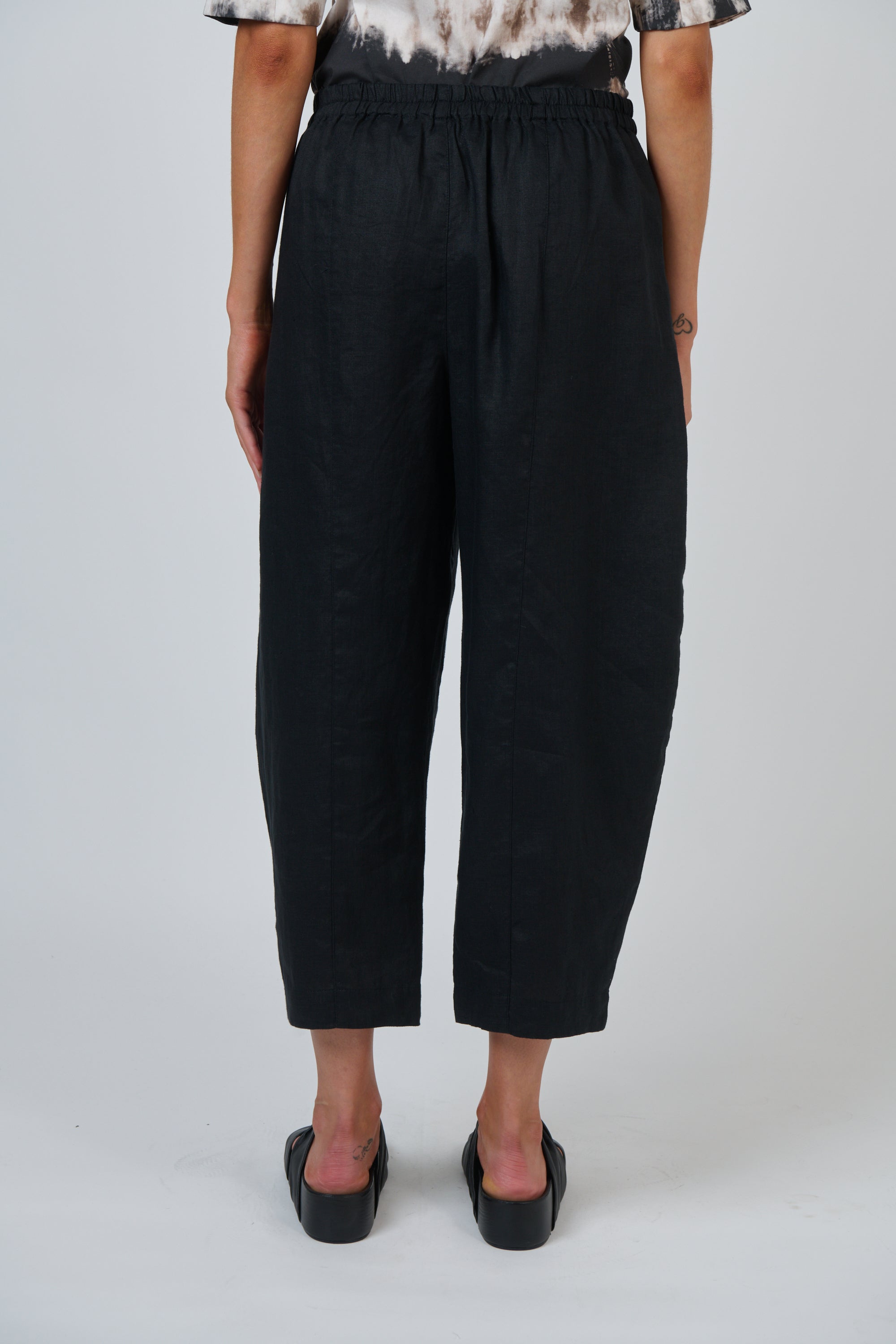 Naturals | Linen Pants | Black