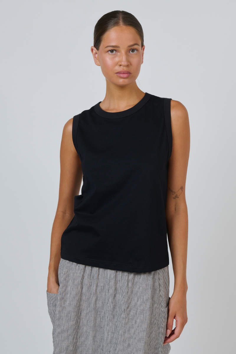 Naturals | Cotton Top | Black