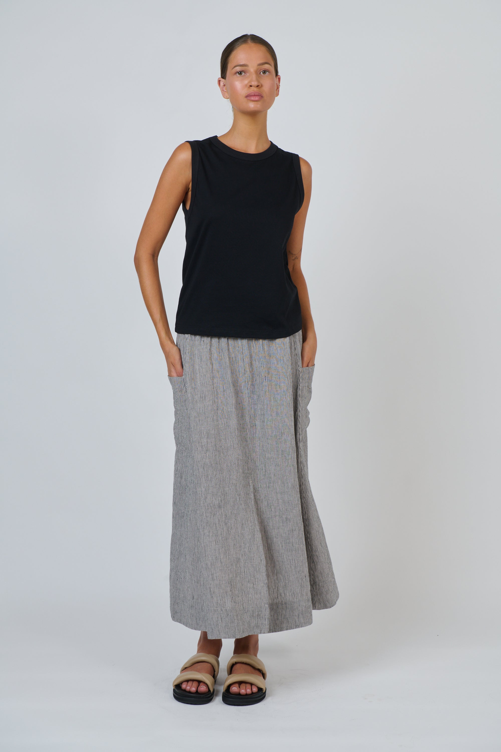 Naturals | Cotton Top | Black