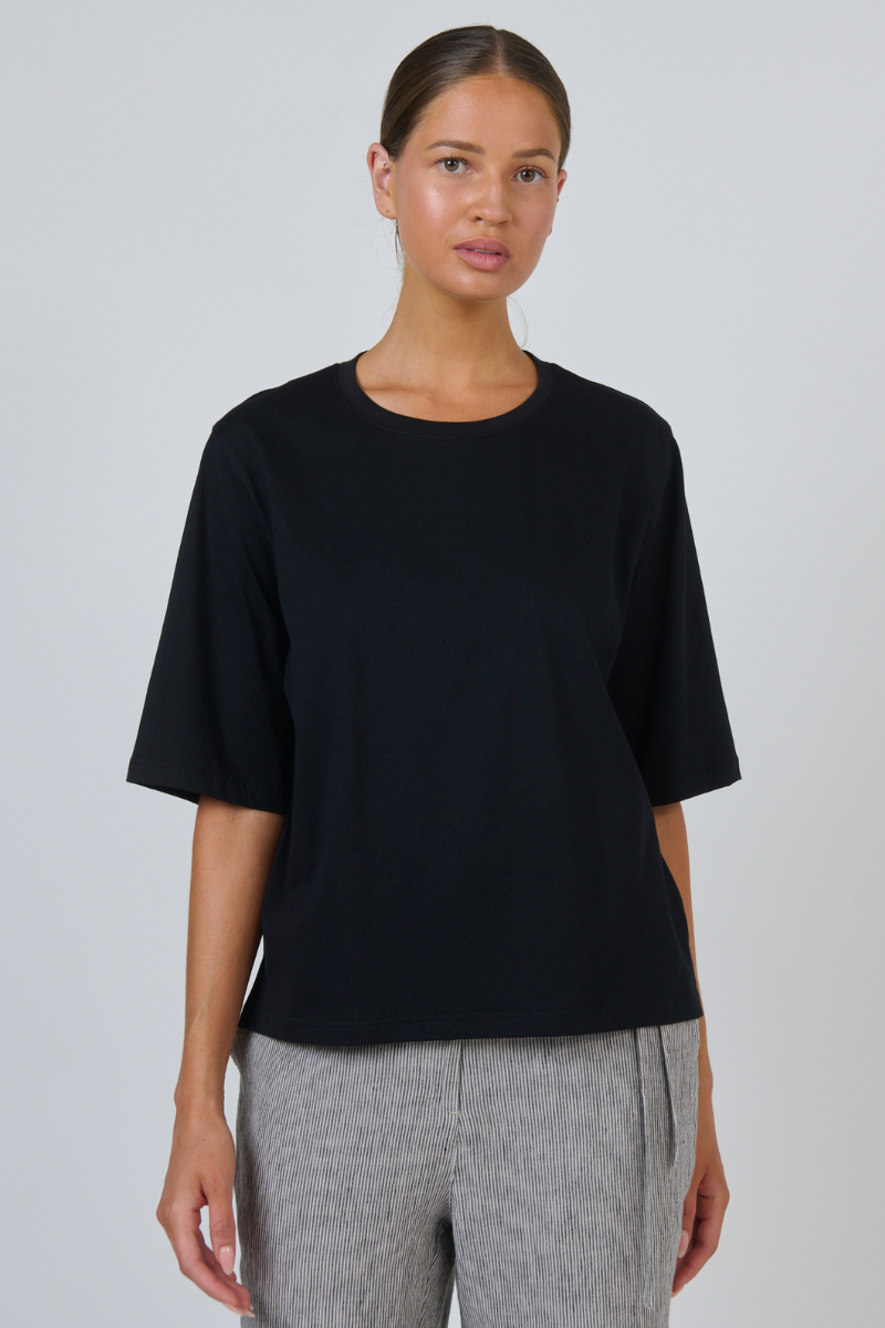 Naturals | Cotton T-Shirt | Black