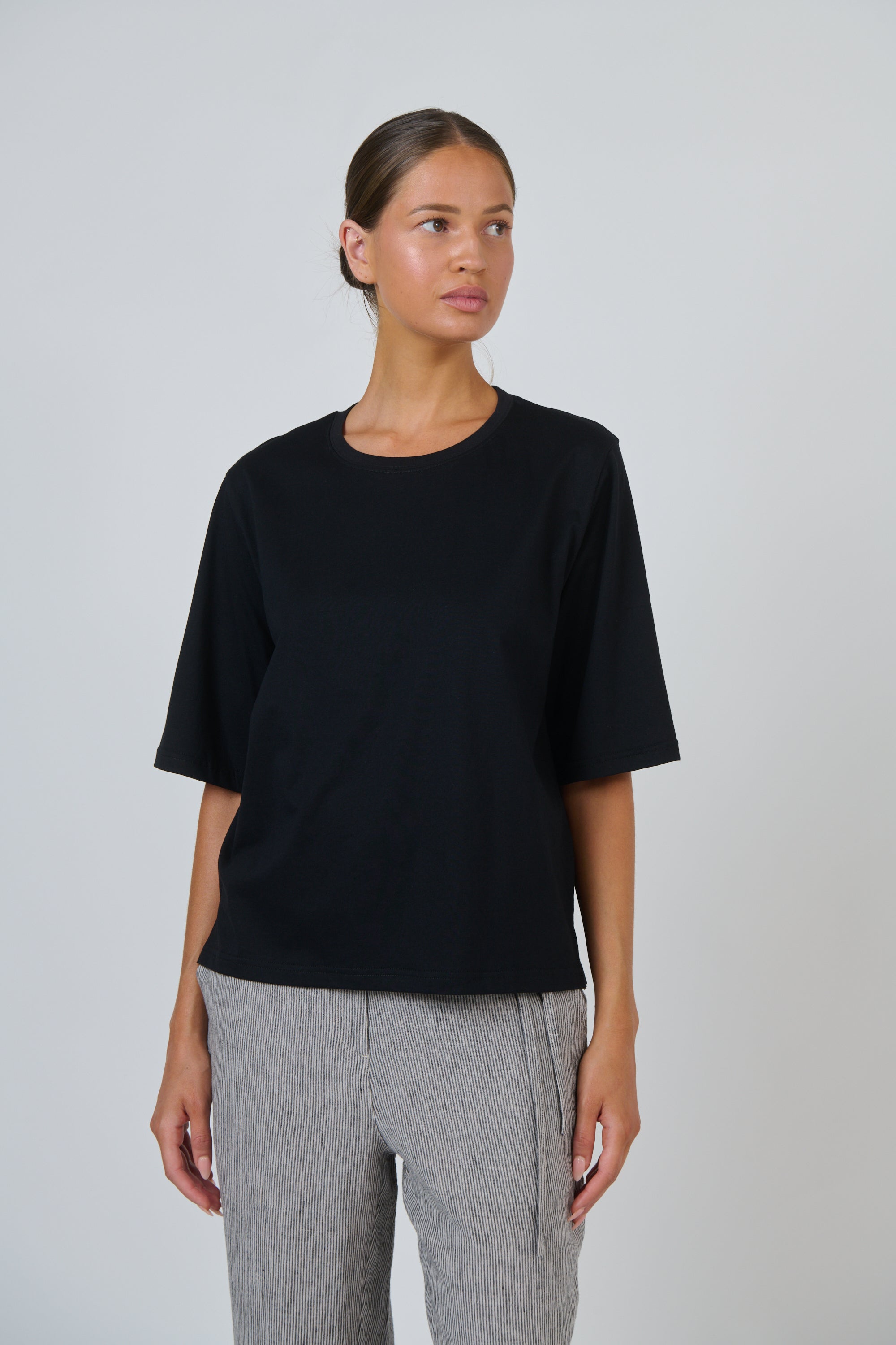 Naturals | Cotton T-Shirt | Black