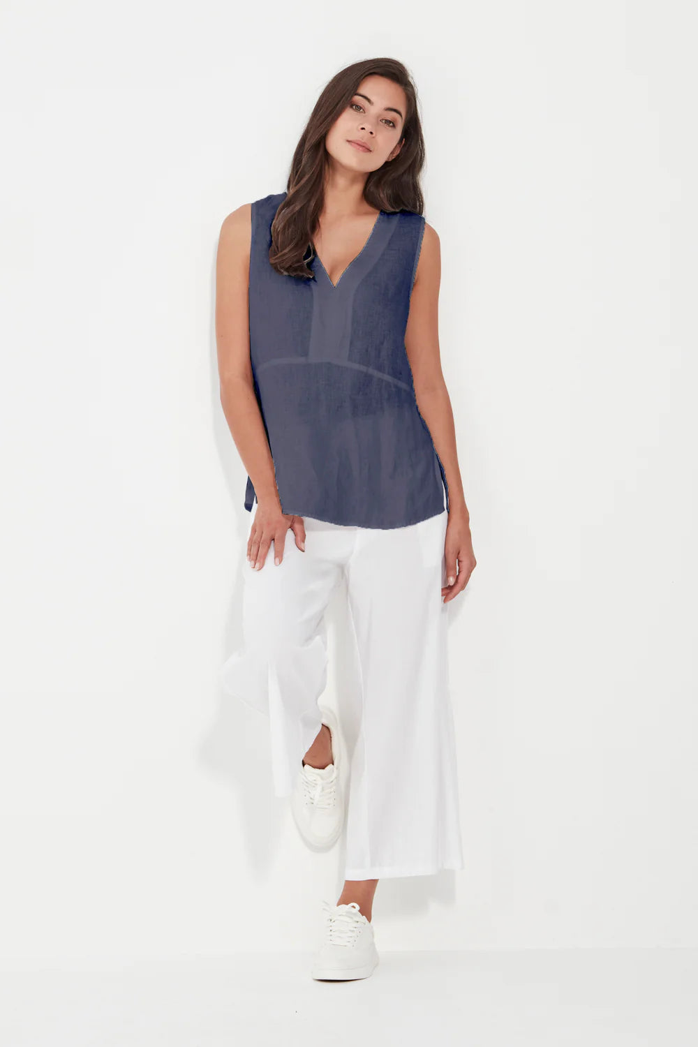 Verge I Gala Tank I Denim