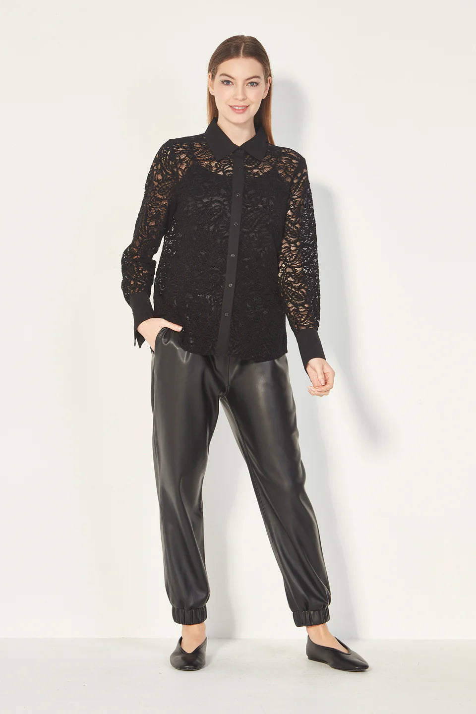 Glide by Verge | Allegra Shirt | Black