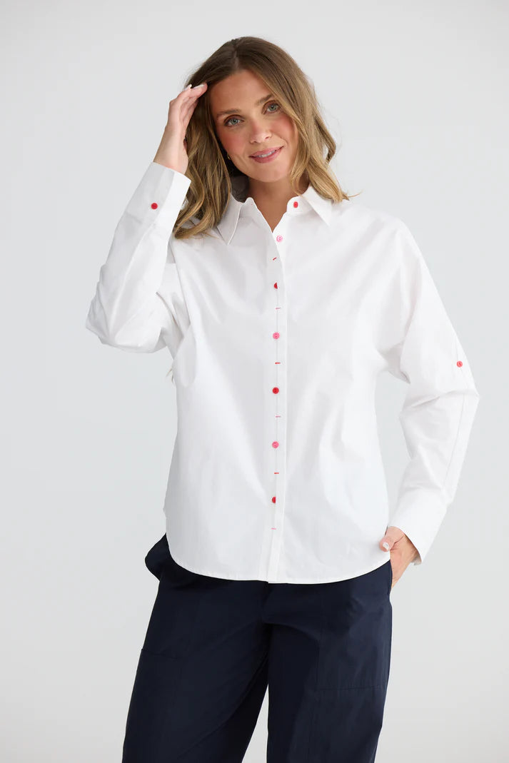 Brave+True | Fae Shirt | White