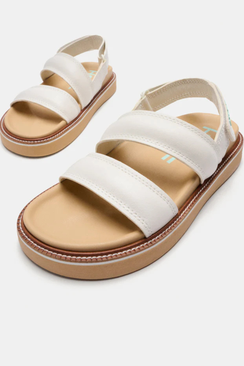 HOFF | Road Leather Sandal | Off White