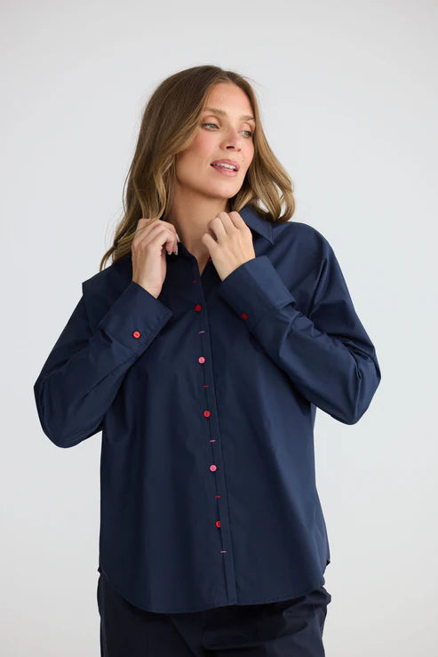 Holiday | Fae Shirt | Navy