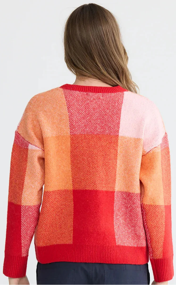 Holiday | Overboard Knit | Pink Valle Check