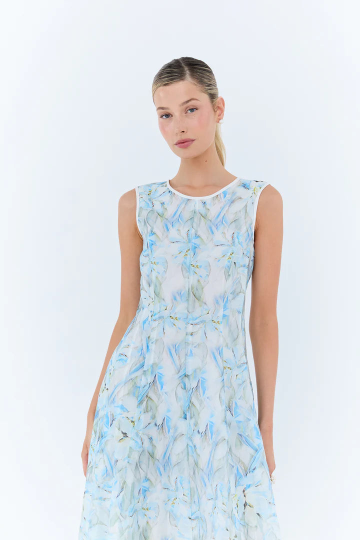 Eder by Anna | Alexa Maxi Dress | Blue Floral