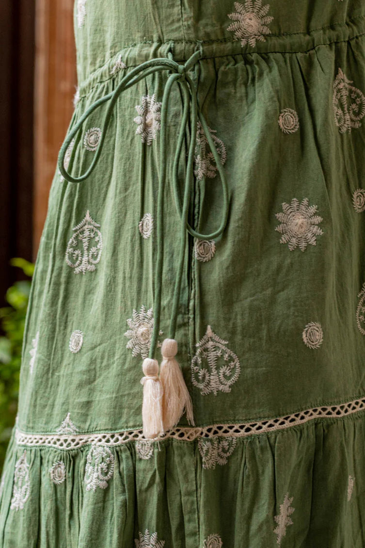 Maison Hotel | Sole Mio Caroline Dress | Moss