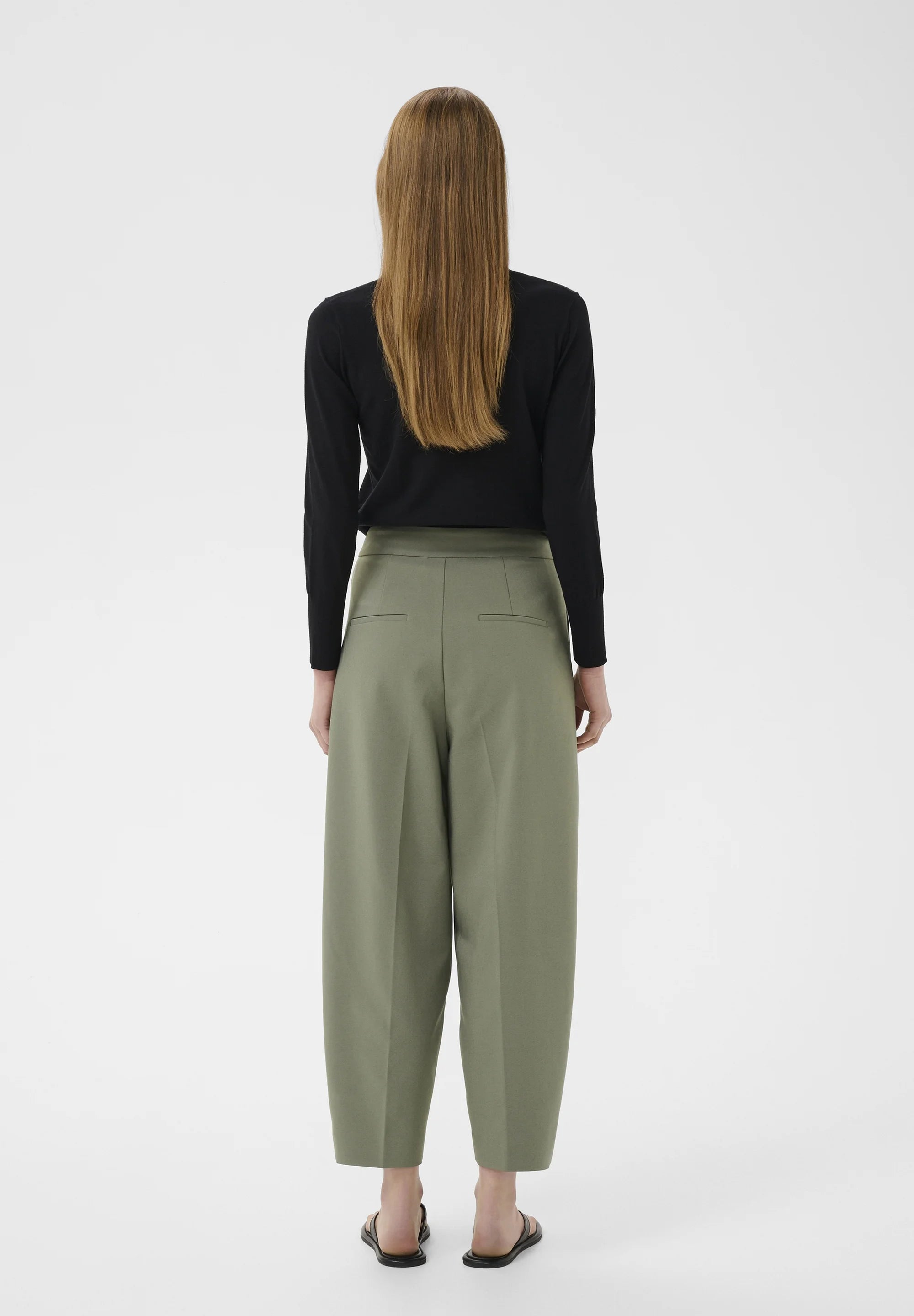 InWear | Pannie Barrel Pant | Mulled Basil