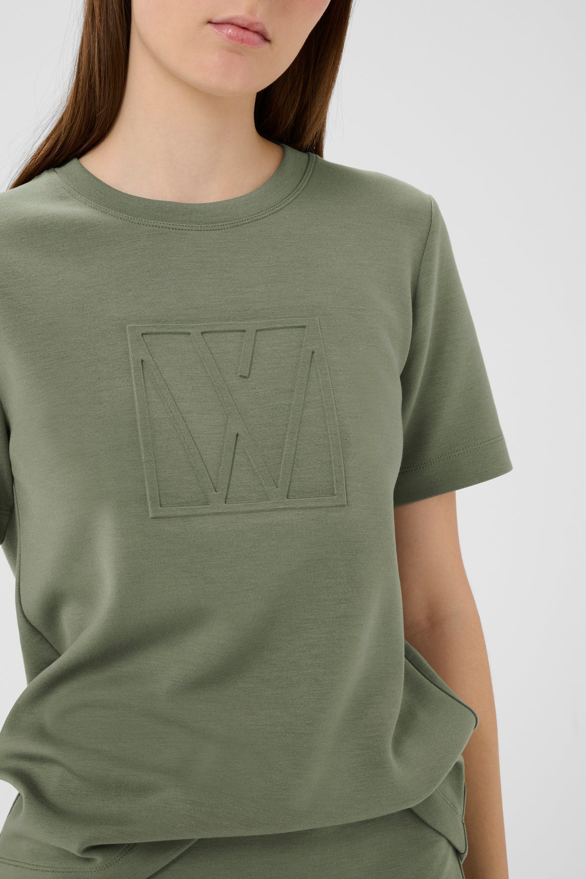 InWear | Vincent Logo T-Shirt | Mulled Basil