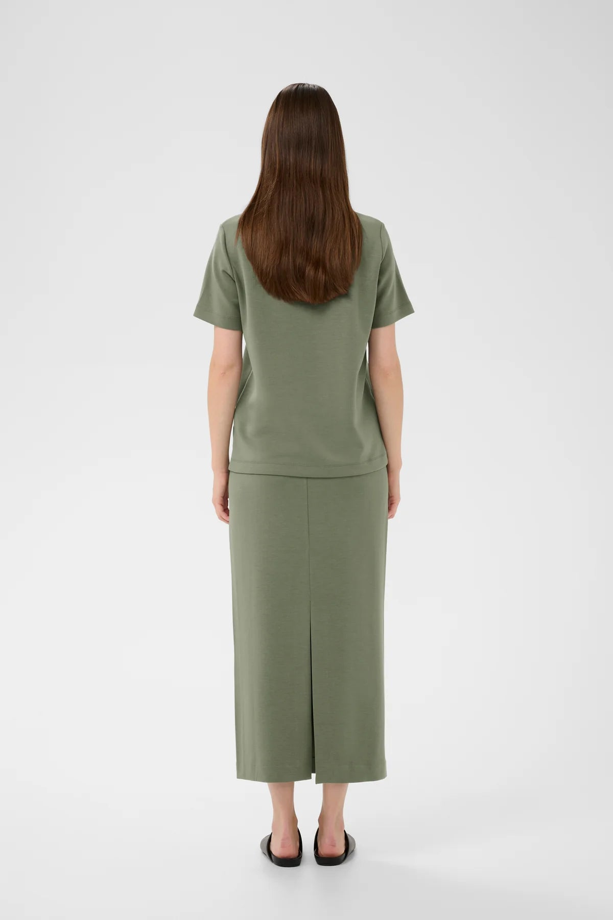 InWear | Vincent Logo T-Shirt | Mulled Basil