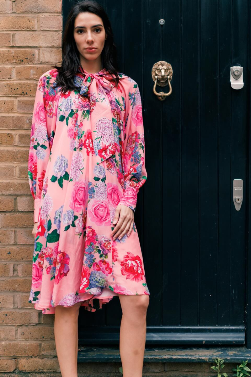 Inoa | Amber Dress | Rose Red Pink