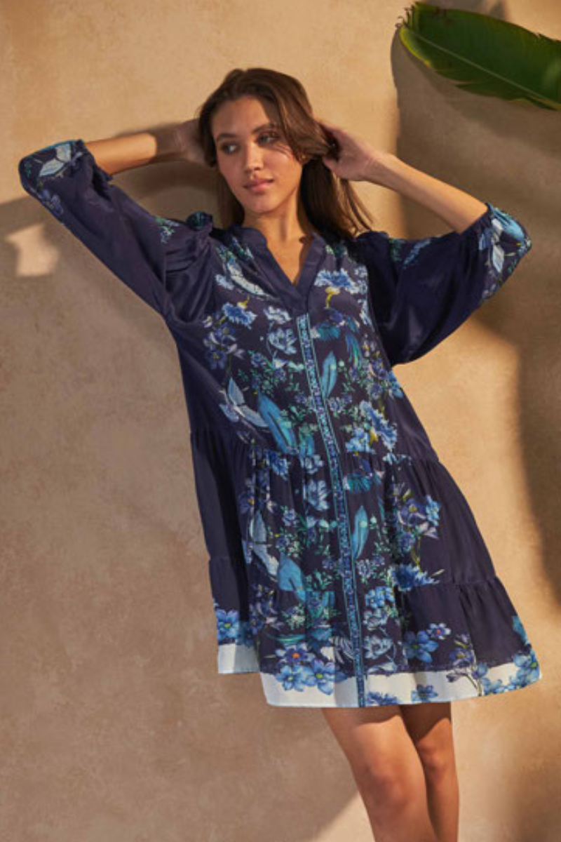 Inoa | Biennials Dress | Flowers Blu