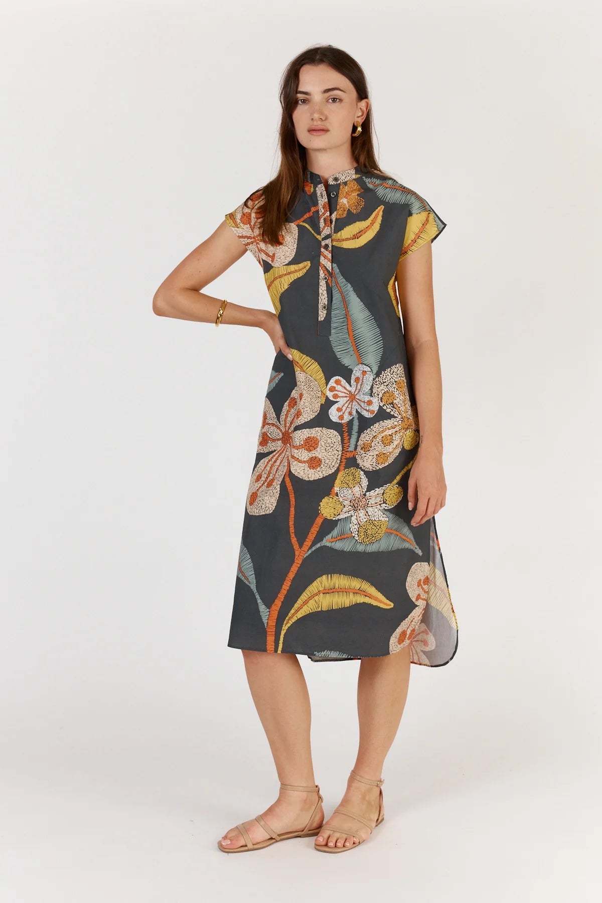 Itami | Bloom Cap Sleeve Dress