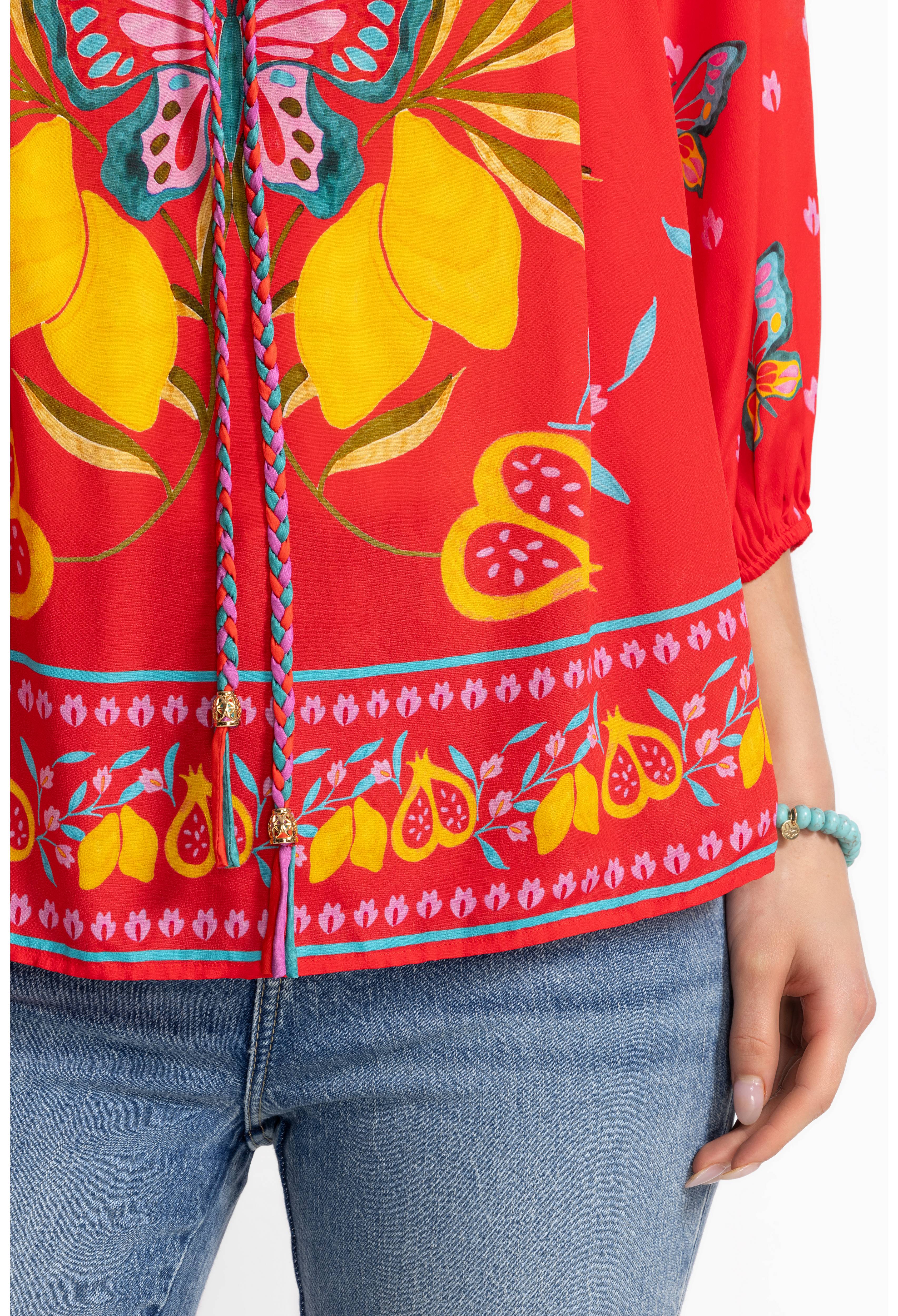 Johnny Was | Monaco Peasant Blouse | Ekaterina