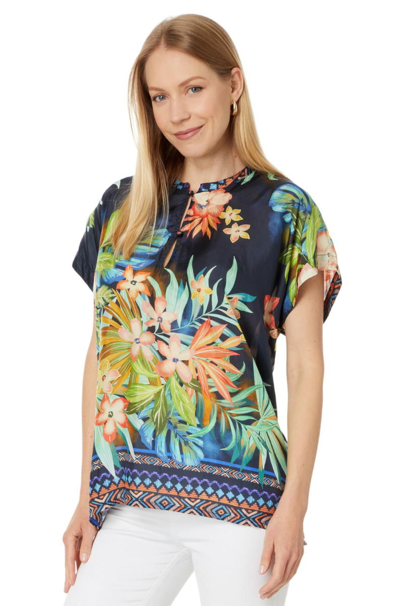 Johnny Was on sale Printed Blouse